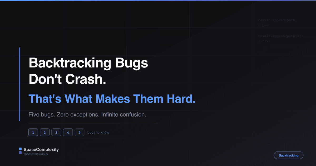 Backtracking Bugs Don't Crash. That's What Makes Them Hard.