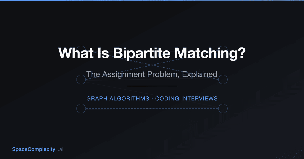 What Is Bipartite Matching? The Assignment Problem, Explained