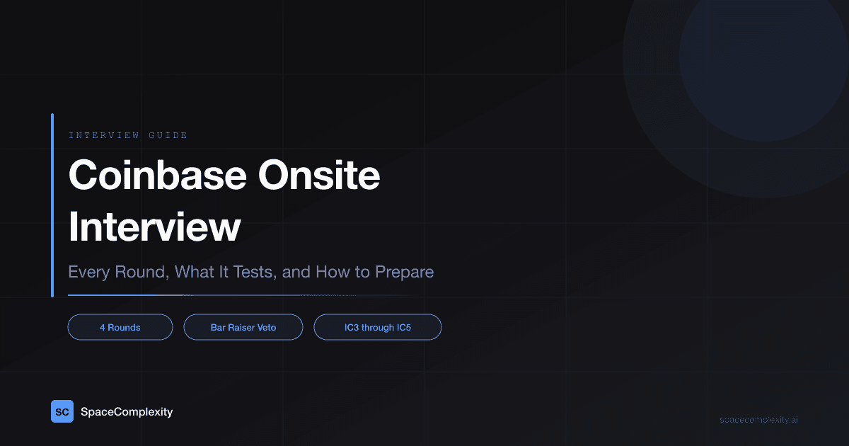 Coinbase Onsite Interview: Every Round, What It Tests, and How to Prepare