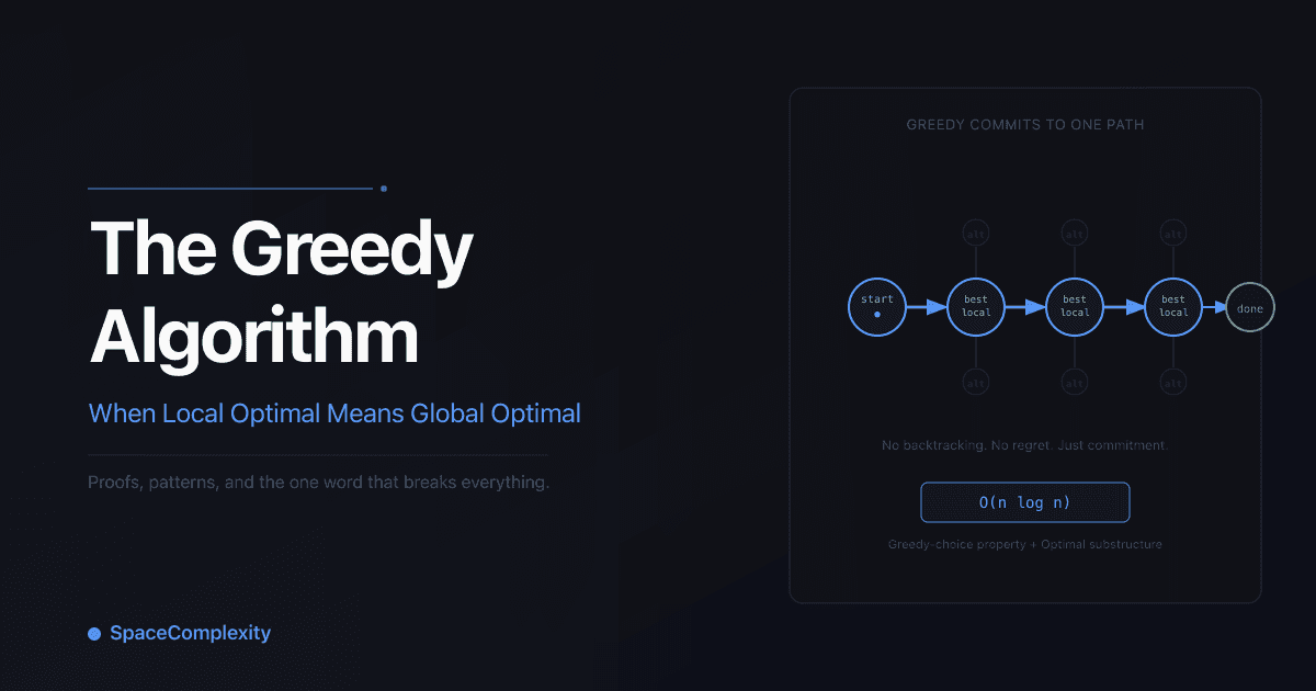 The Greedy Algorithm: When Local Optimal Means Global Optimal