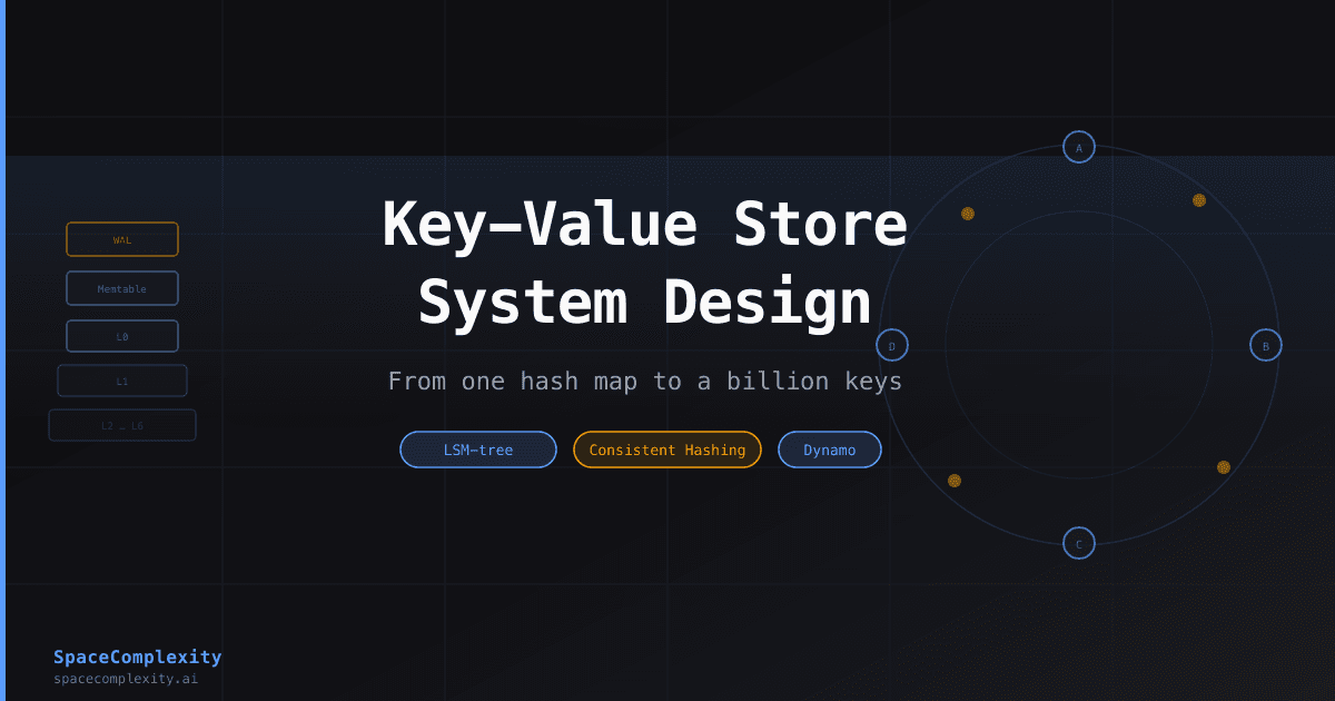 Key-Value Store System Design: From One Hash Map to a Billion Keys