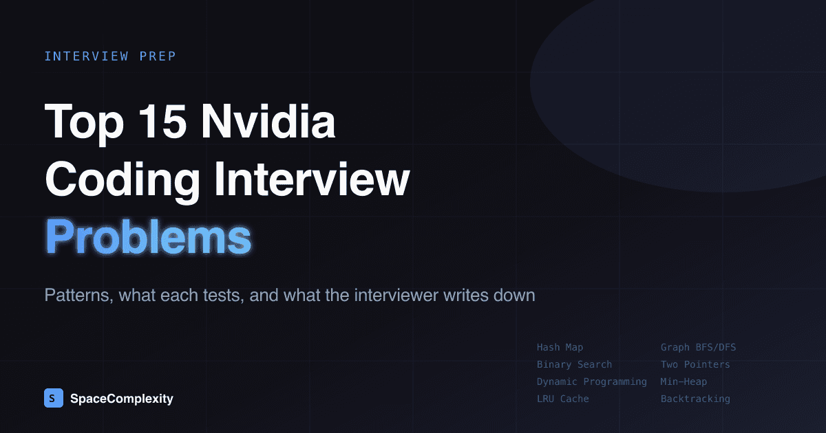 Top 15 Nvidia Coding Interview Problems: Patterns and What Each Teaches