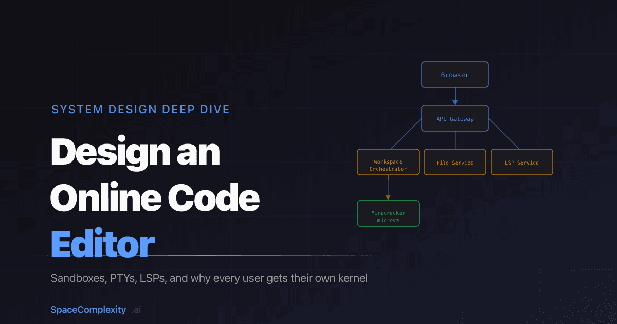 Design an Online Code Editor: The System Design Interview Walkthrough