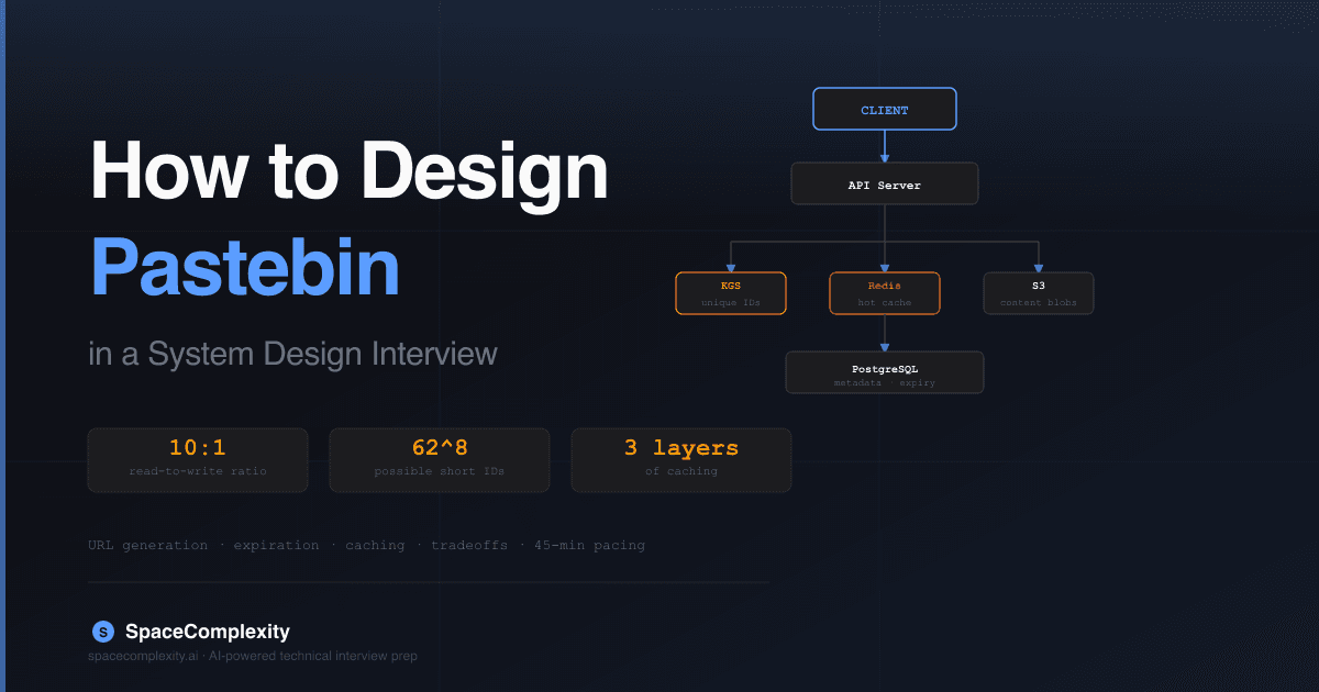 How to Design Pastebin in a System Design Interview