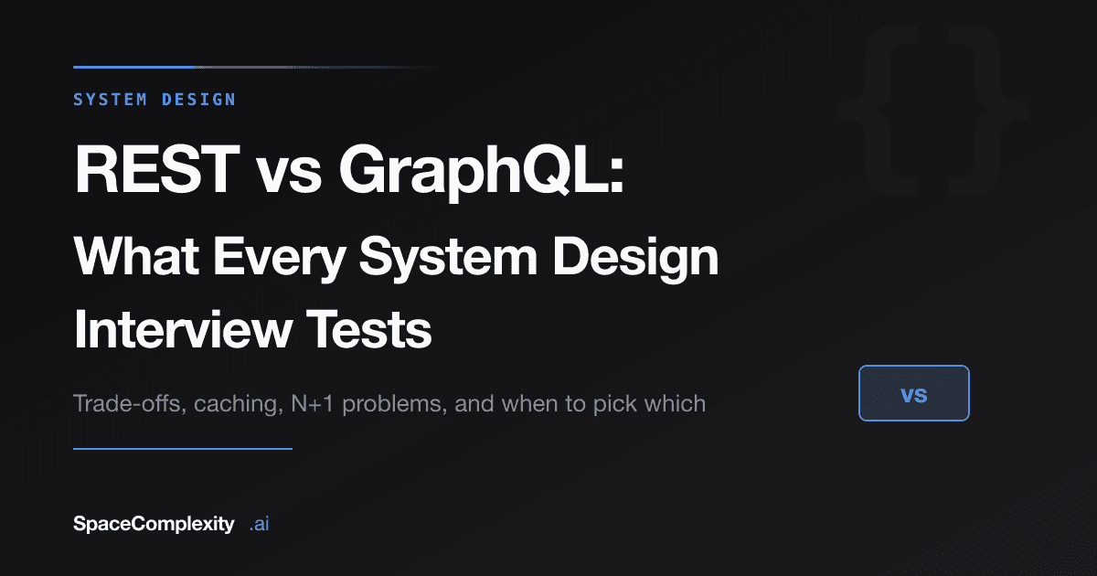 REST vs GraphQL: What Every System Design Interview Tests