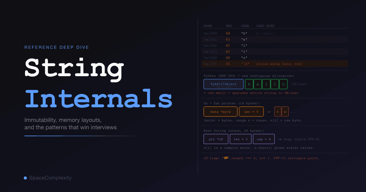 String Internals, Immutability, and the Patterns That Win Coding Interviews