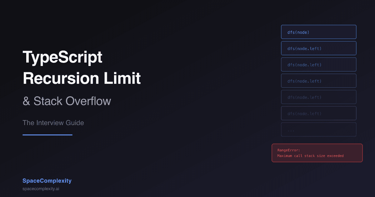 TypeScript Recursion Limit and Stack Overflow: The Interview Guide