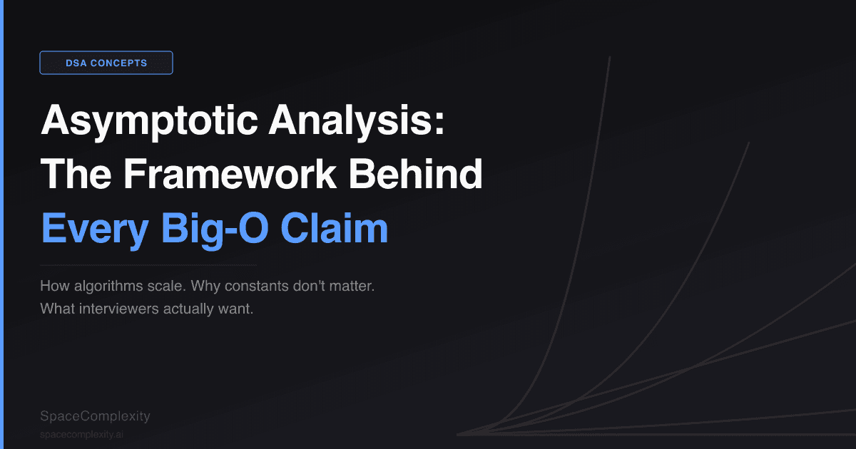 Asymptotic Analysis: The Framework Behind Every Big-O Claim