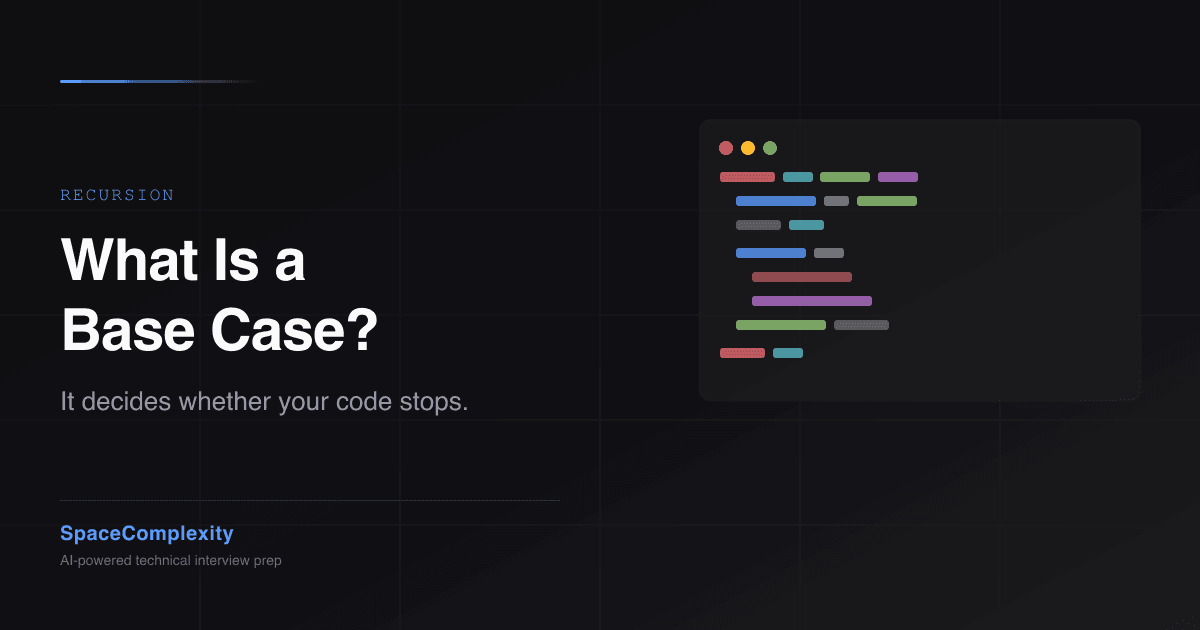 What Is a Base Case in Recursion? It Decides Whether Your Code Stops