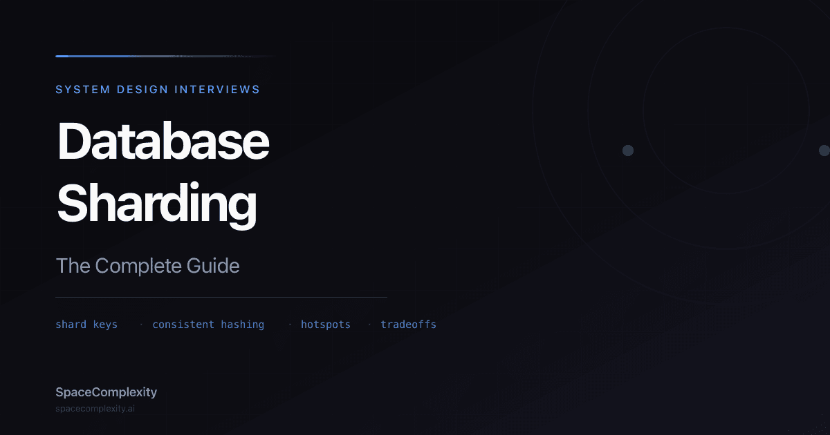 Database Sharding for System Design Interviews: The Complete Guide
