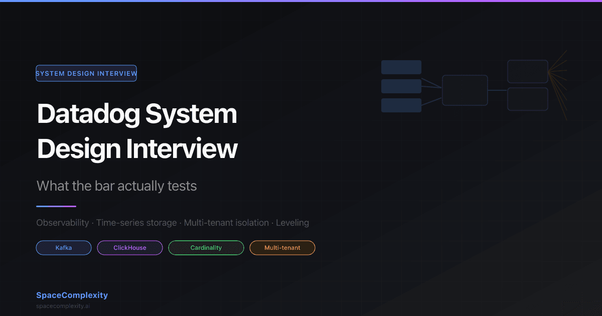 Datadog System Design Interview: What the Bar Actually Tests