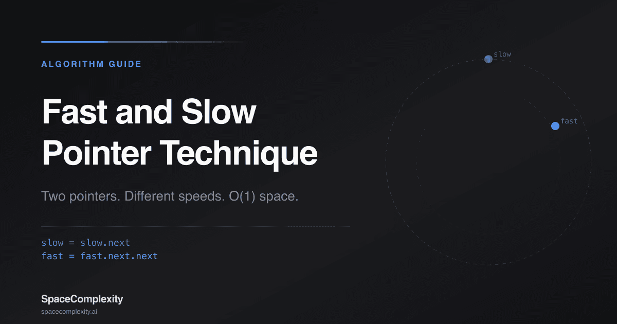Fast and Slow Pointer Technique: What It Is and How to Use It