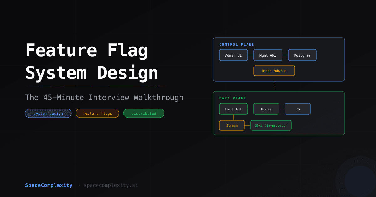 Feature Flag System Design Interview: The 45-Minute Walkthrough