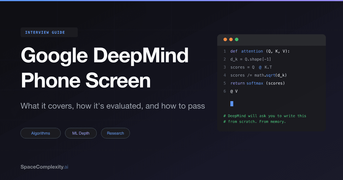 Google DeepMind Phone Screen: What It Covers and How to Pass
