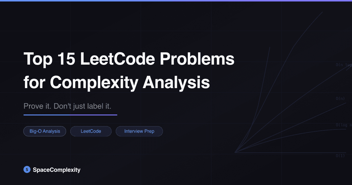 Top 15 LeetCode Problems for Complexity Analysis