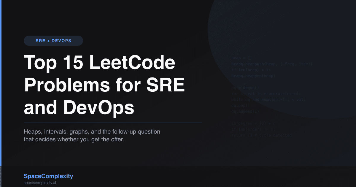 Top 15 LeetCode Problems for SRE and DevOps Interviews