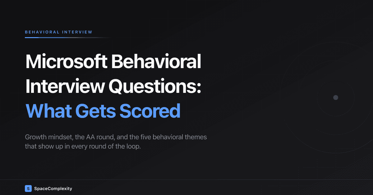 Microsoft Behavioral Interview Questions: What Gets Scored