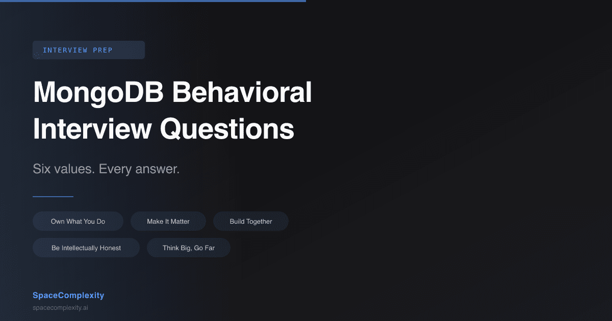 MongoDB Behavioral Interview Questions: Six Values, Every Answer