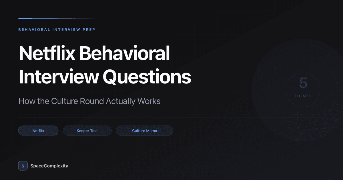 Netflix Behavioral Interview Questions: How the Culture Round Works