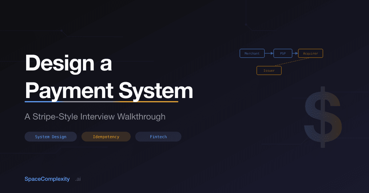 Design a Payment System: A Stripe-Style Interview Walkthrough
