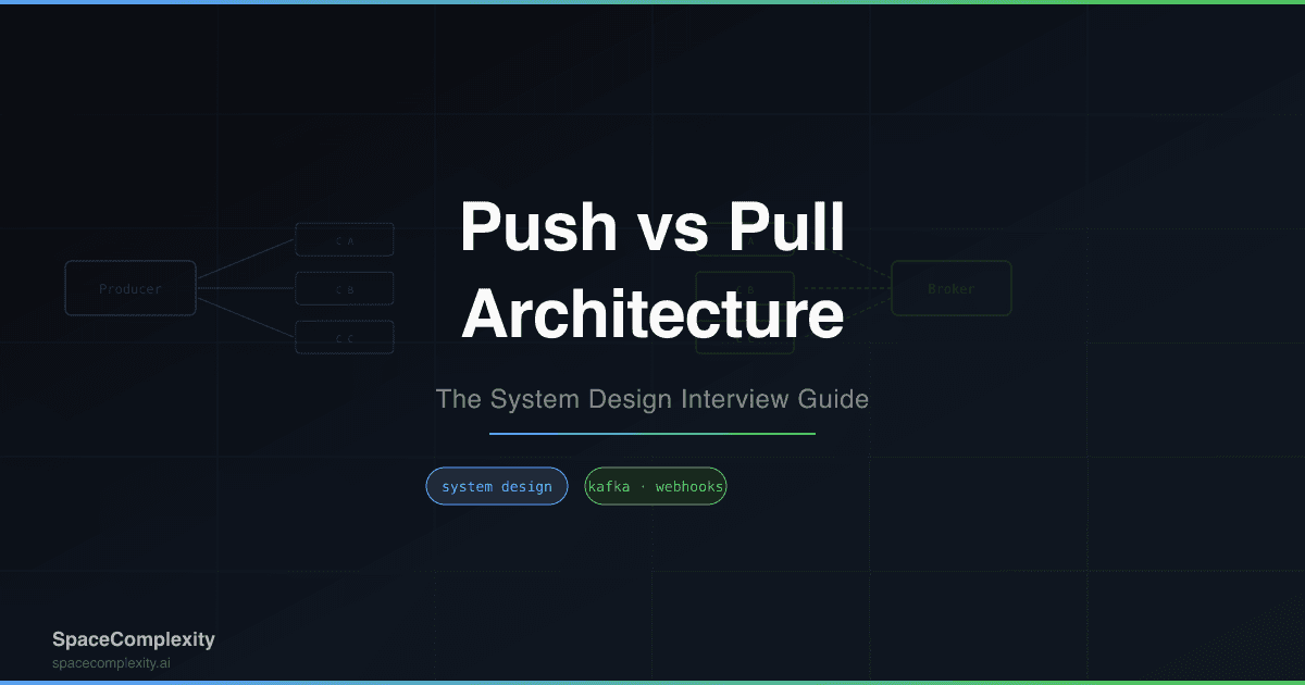 Push vs Pull Architecture: The System Design Interview Guide