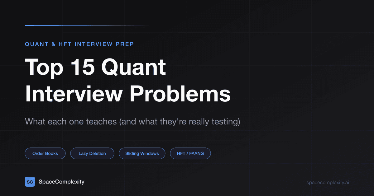 Top 15 Quant and HFT Coding Interview Problems: What Each One Teaches