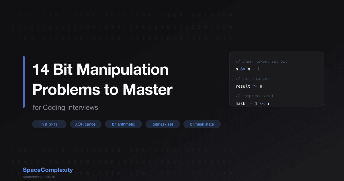 14 Bit Manipulation Problems to Master for Coding Interviews