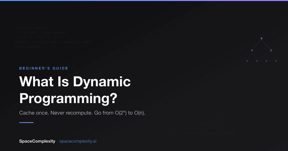 What Is Dynamic Programming? A Beginner's Guide to DP