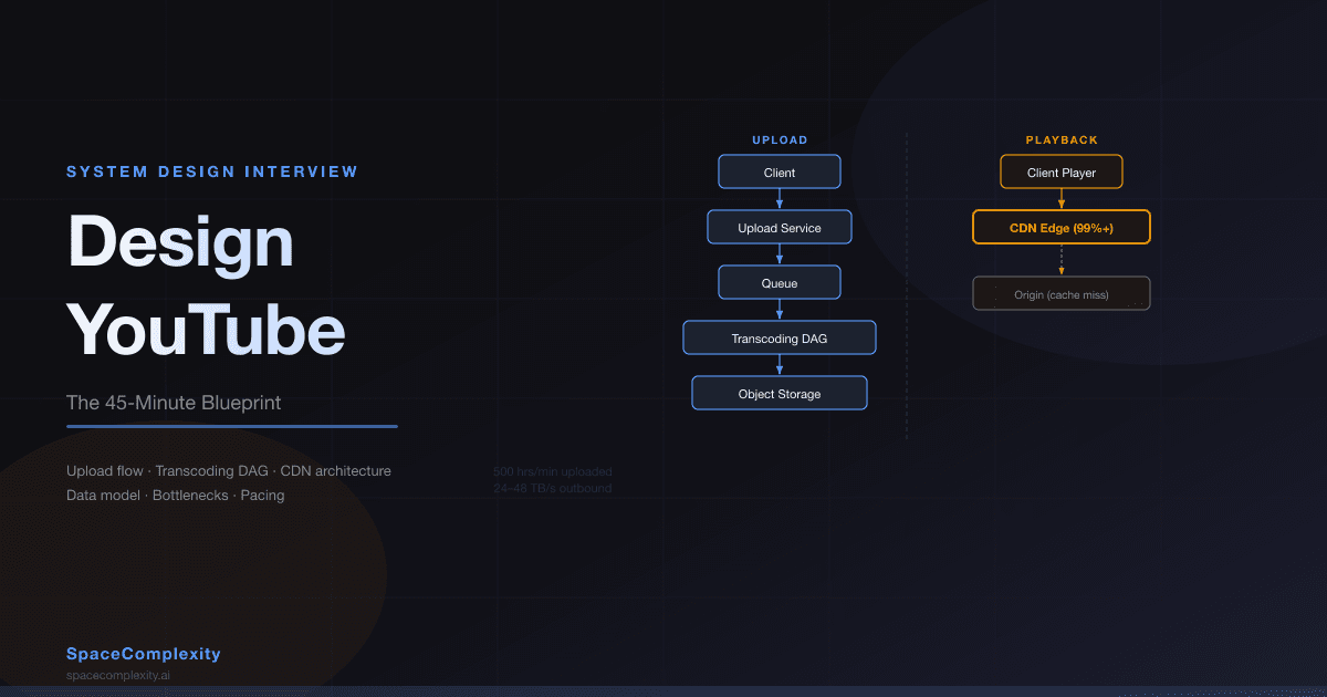Design YouTube: The System Design Interview Blueprint
